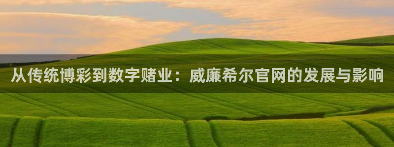 狗子283注册：从传统博彩到数字赌业：威廉希尔官网的发展与影响