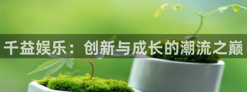 狗子28平台注册：千益娱乐：创新与成长的潮流之巅