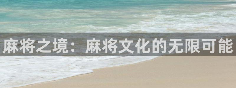 狗子282体育：麻将之境：麻将文化的无限可能