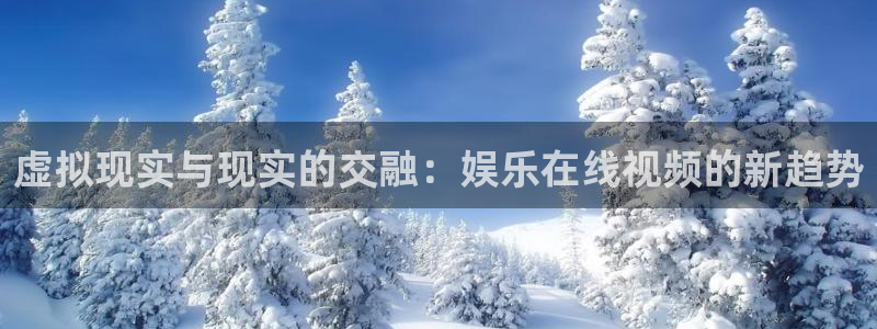 狗子28招商：虚拟现实与现实的交融：娱乐在线视频的新趋势